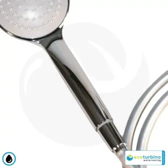 Handheld Shower Head SET 10 Legio | ecoturbino® ET10L Water Saving Adapter + Shower Hose + Shower Head