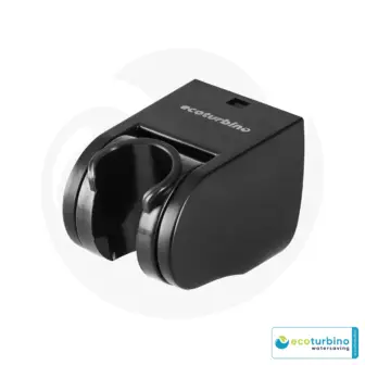 Support de douche - Support mural de douche | Support mural pour salle de bain et douche par ecoturbino® | noir