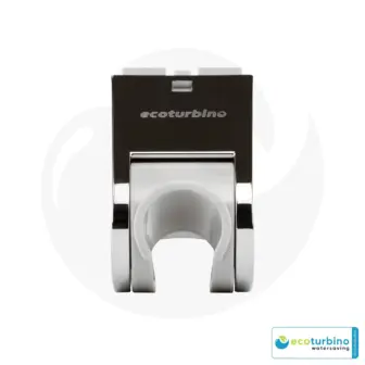 Support de douche - Support mural de douche | Support mural pour salle de bain et douche par ecoturbino® | argenté