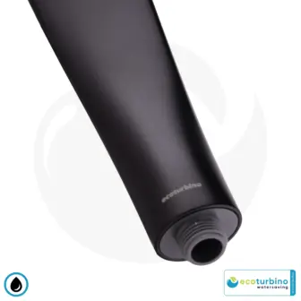 Soffione a mano - Modello Deluxe | Soffione di design by ecoturbino® | nero