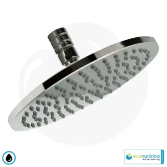 Soffione - Soffione a pioggia SET Legio | Adattatore a risparmio idrico ET10L + Soffione a soffitto | ecoturbino®