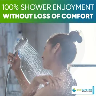 100% plaisir de la douche sans perte de confort