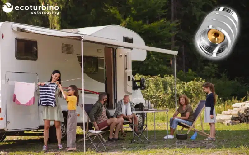 Aumento de los beneficios del camping | ecoturbino ahorro de agua y energía