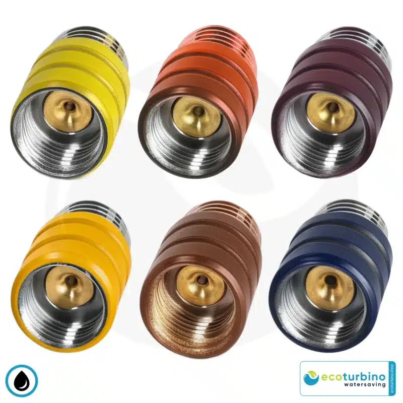 Adattatore ecoturbino Deluxe Custom a risparmio idrico | Colori RAL