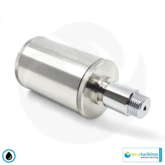 Filtre à eau ecoturbino plus | boîtier en acier inoxydable + adaptateur ecoturbino pour économie d'eau