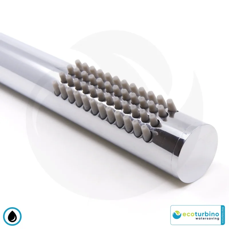 DELUXE S SET sprchová hlavica, strieborná | Adaptér na úsporu vody + sprchová hadica + ručná sprcha DESIGN | ecoturbino®