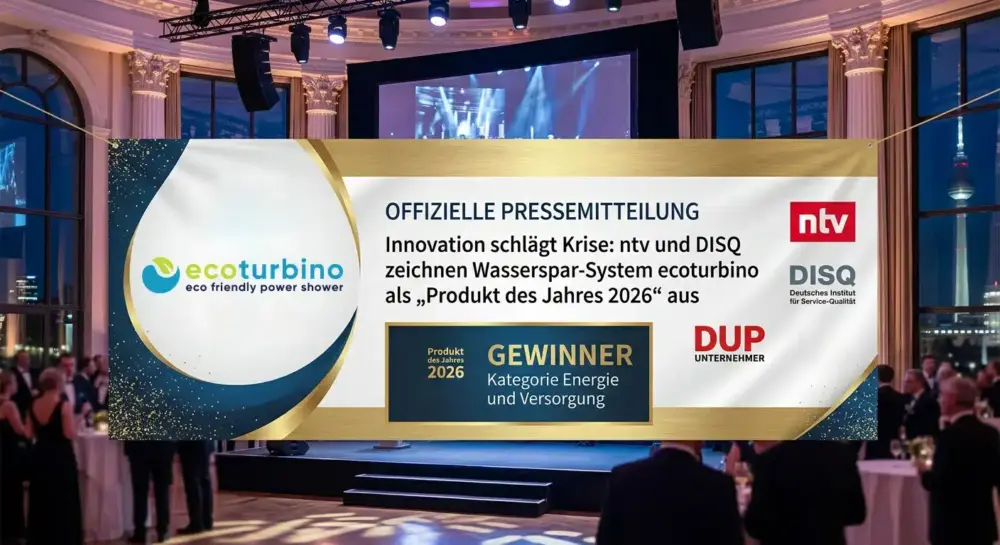 ntv & DISQ Award | ecoturbino wins Products of the Year 2026 price